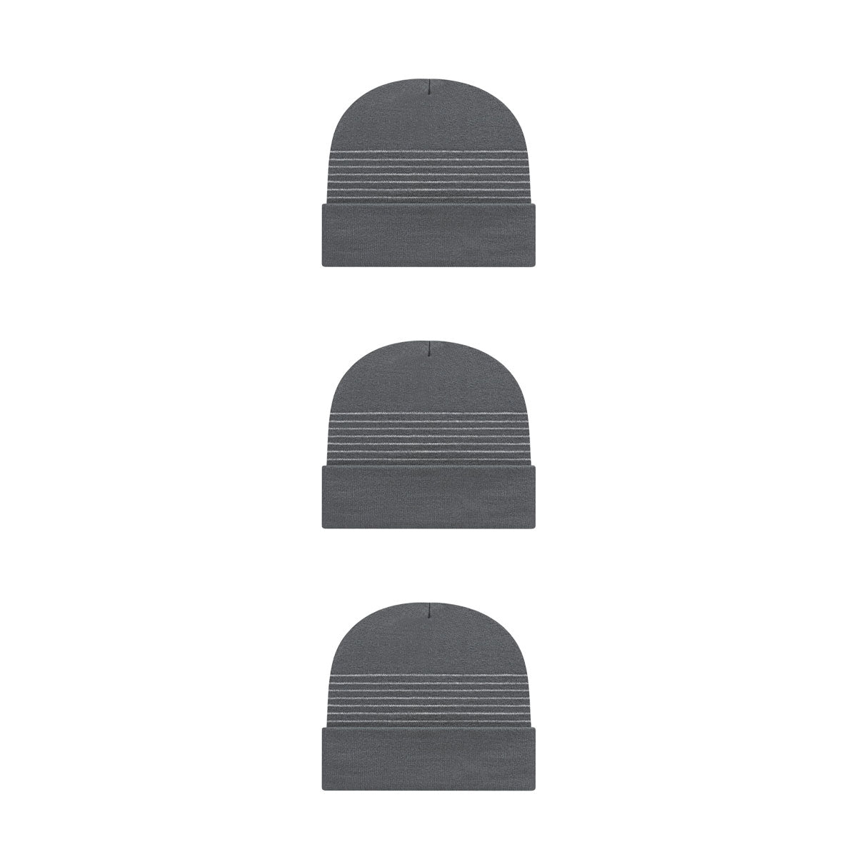 Cap America RKT12 Thin Striped Knit Cap with Cuff