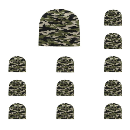 Cap America RKTC9 Vintage Tiger Camouflage Knit Beanie