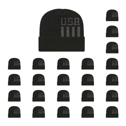 Cap America RKUSA12 Patriotic Knit Cap with Cuff