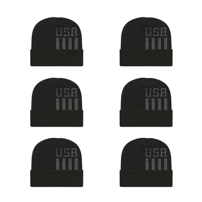 Cap America RKUSA12 Patriotic Knit Cap with Cuff