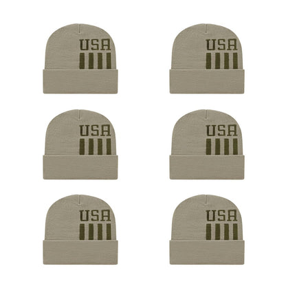 Cap America RKUSA12 Patriotic Knit Cap with Cuff