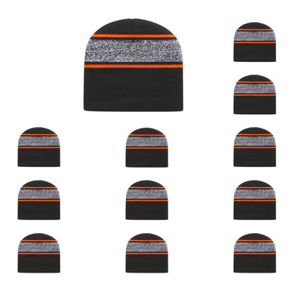 Cap America RKV9 Variegated Striped Beanie