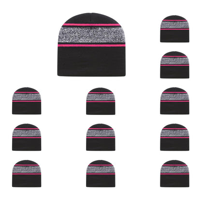 Cap America RKV9 Variegated Striped Beanie