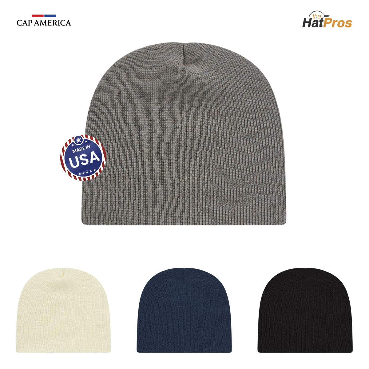 Cap America SKN28 Recycled Knit Beanie