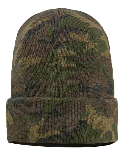 Sportsman 12" Solid Cuffed Beanie