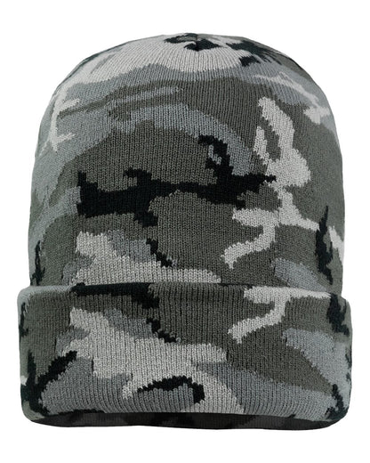 Sportsman 12" Solid Cuffed Beanie