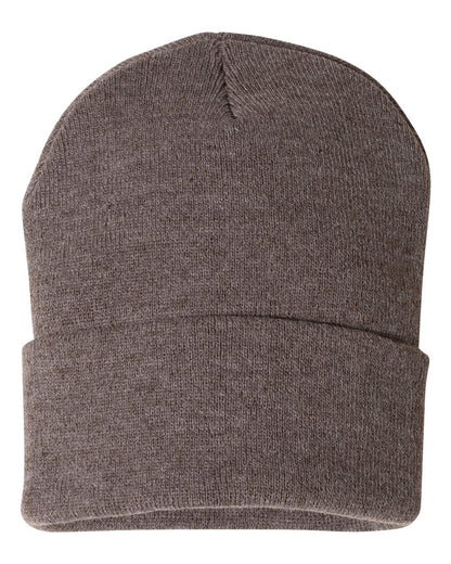 Sportsman 12" Solid Cuffed Beanie