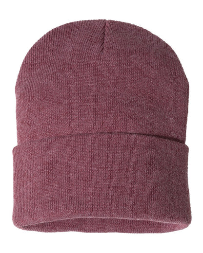 Sportsman 12" Solid Cuffed Beanie