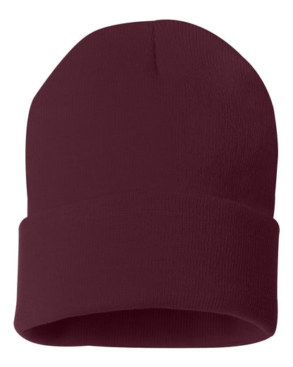 Sportsman 12" Solid Cuffed Beanie