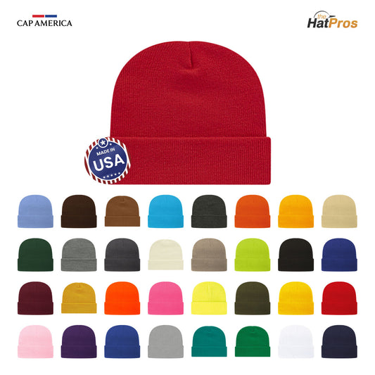 Cap America TKN24 Knit Cap with Cuff