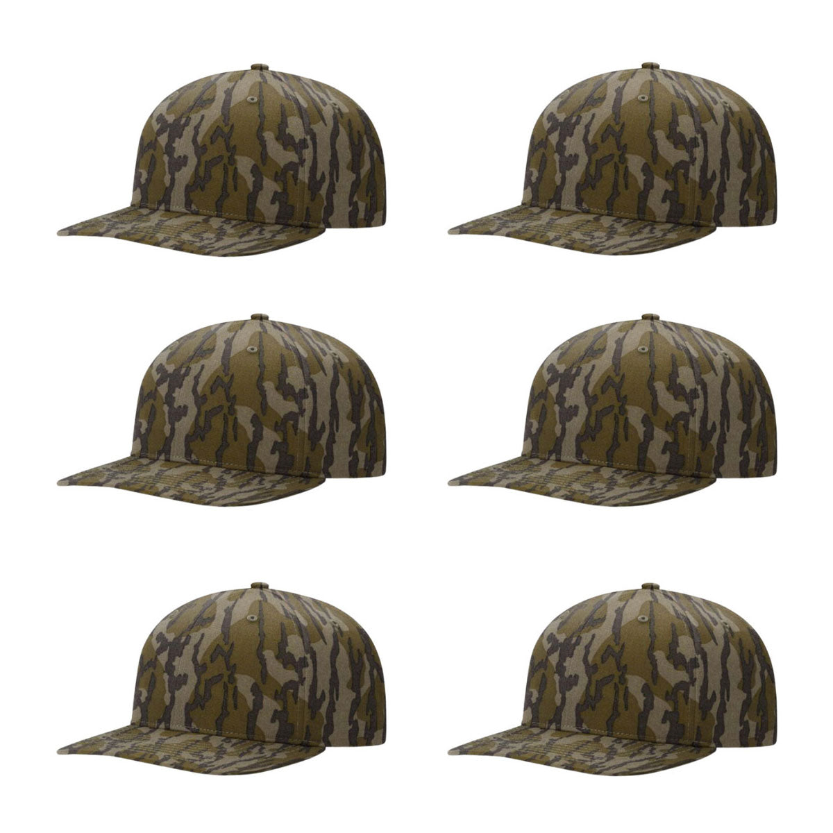 Richardson 312 Twill Back Classic Trucker- Bark Duck Camo PK 6