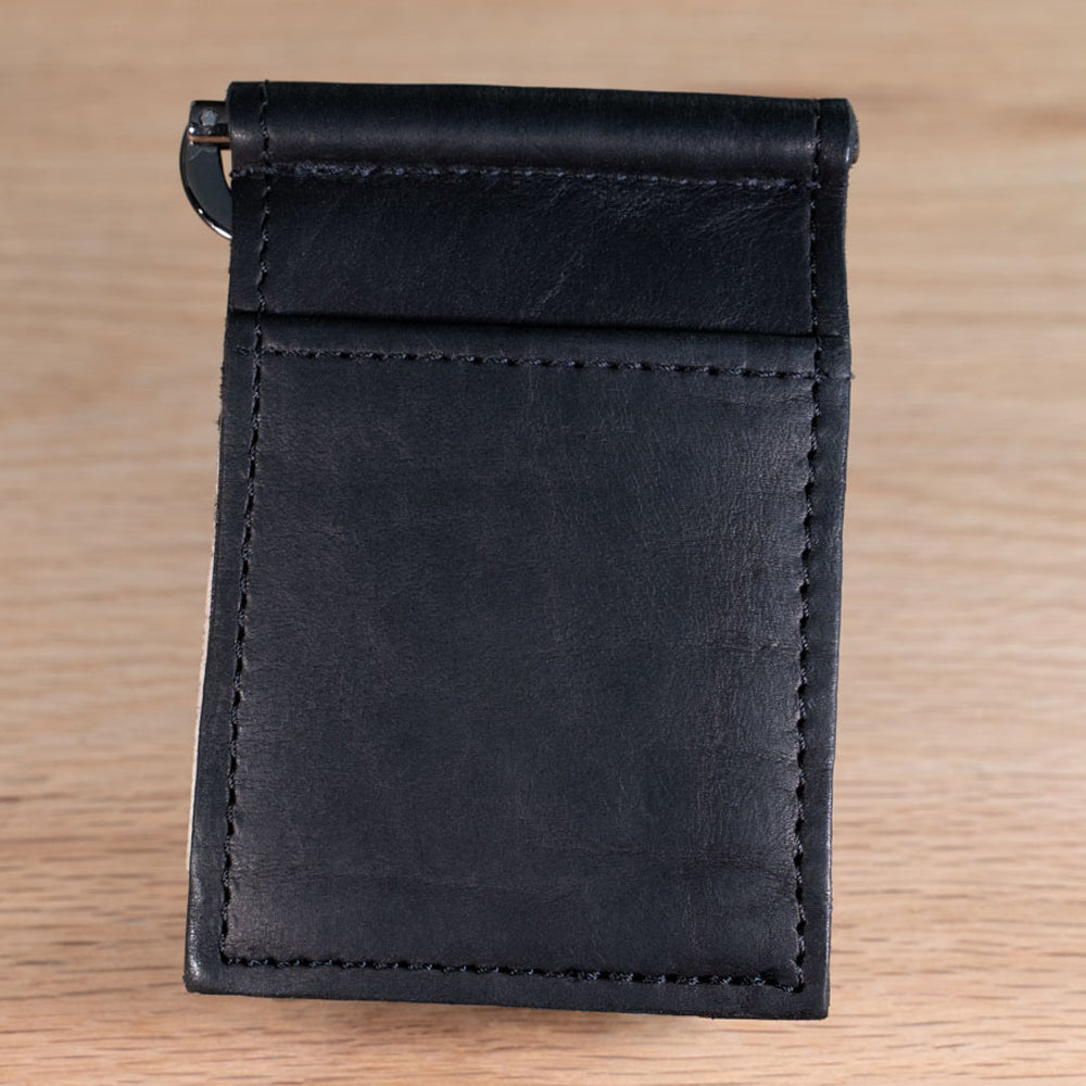 Buffalo Billfold Company Leather Money Clip Wallet-American Chestnut image 4