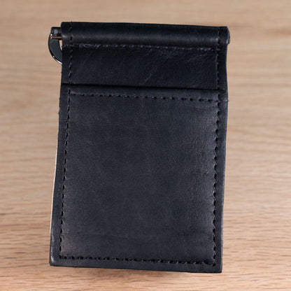 Buffalo Billfold Company Leather Money Clip Wallet-American Chestnut image 4