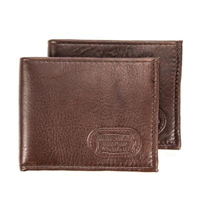 Buffalo Billfold Company Mens Bifold Leather Wallet-Black image 9