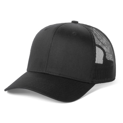 Fierce Headwear 901 Series 6 Panel Structured Mesh Back Blank Hat