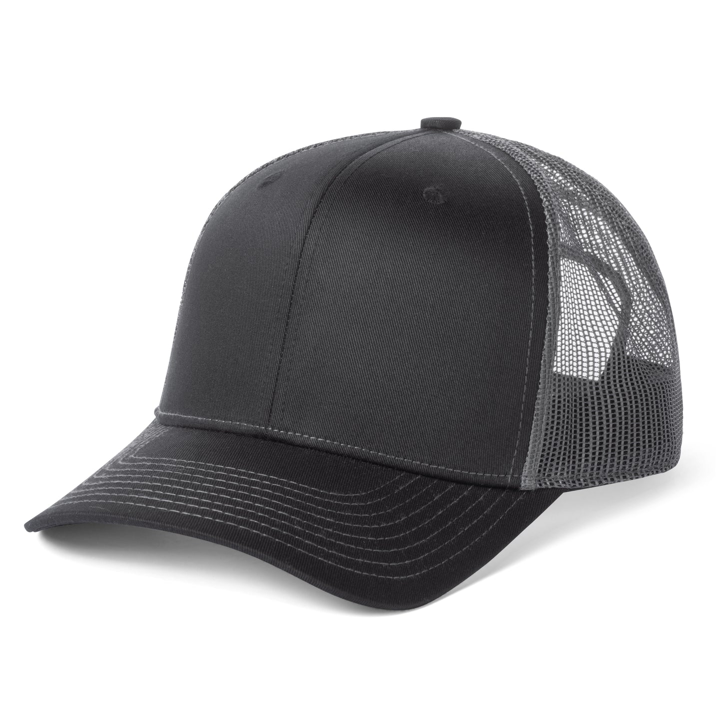 Fierce Headwear 901 Series 6 Panel Structured Mesh Back Blank Hat
