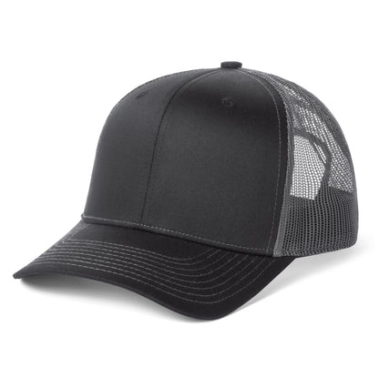 Fierce Headwear 901 Series 6 Panel Structured Mesh Back Blank Hat