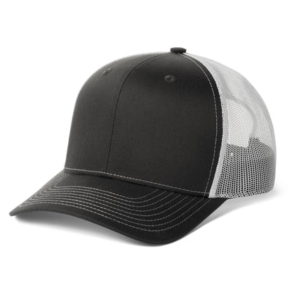 Fierce Headwear 901 Series 6 Panel Structured Mesh Back Blank Hat