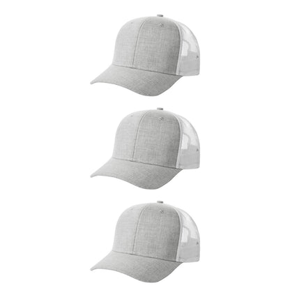 Fierce Headwear 901 Series 6 Panel Structured Mesh Back Blank Hat