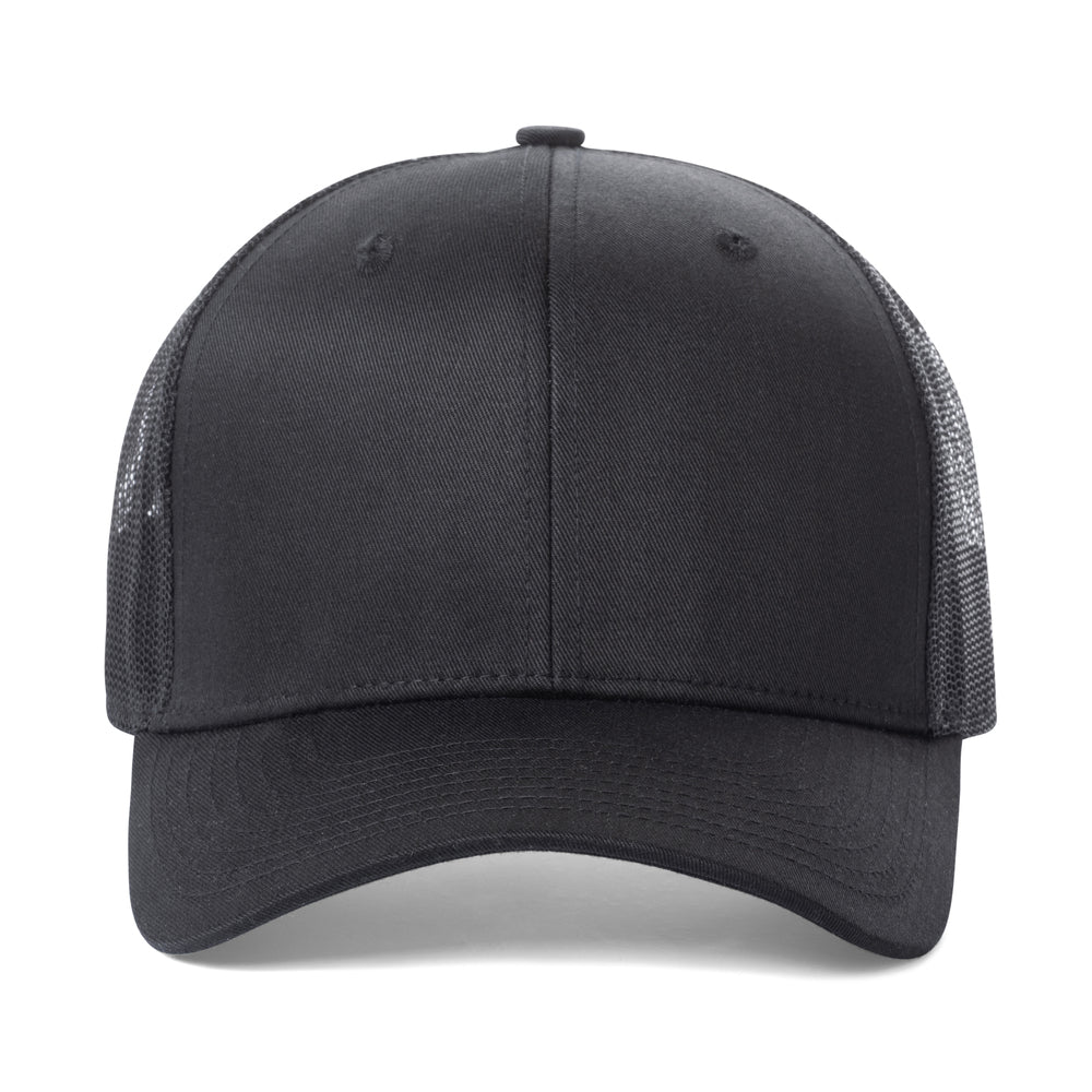 Fierce Headwear 901 Series 6 Panel Structured Mesh Back Blank Hat