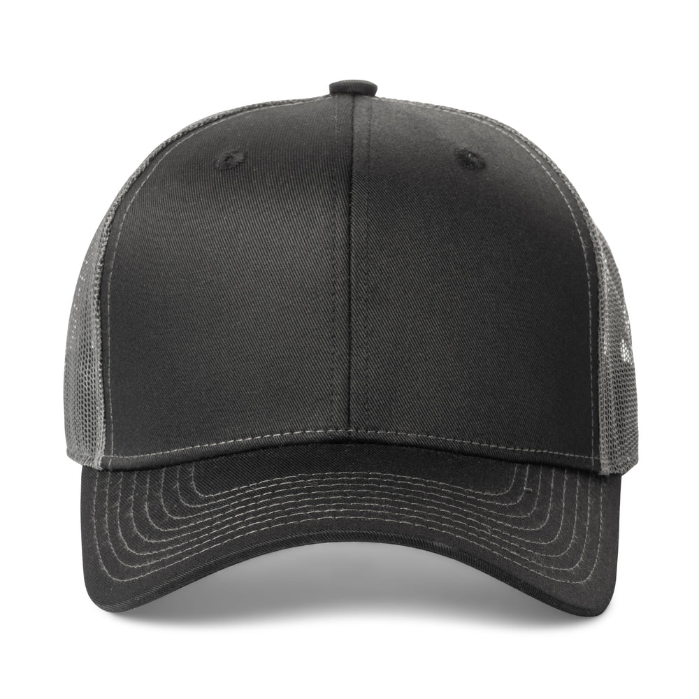 Fierce Headwear 901 Series 6 Panel Structured Mesh Back Blank Hat