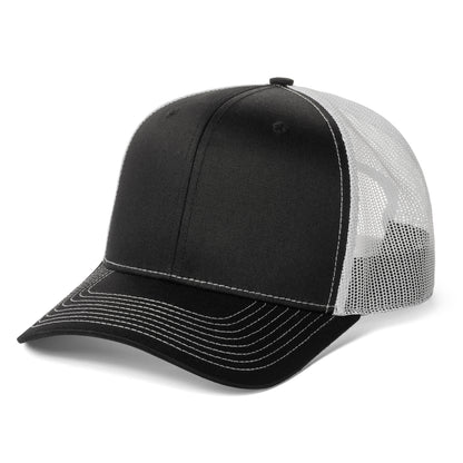 Fierce Headwear 901 Series 6 Panel Structured Mesh Back Blank Hat