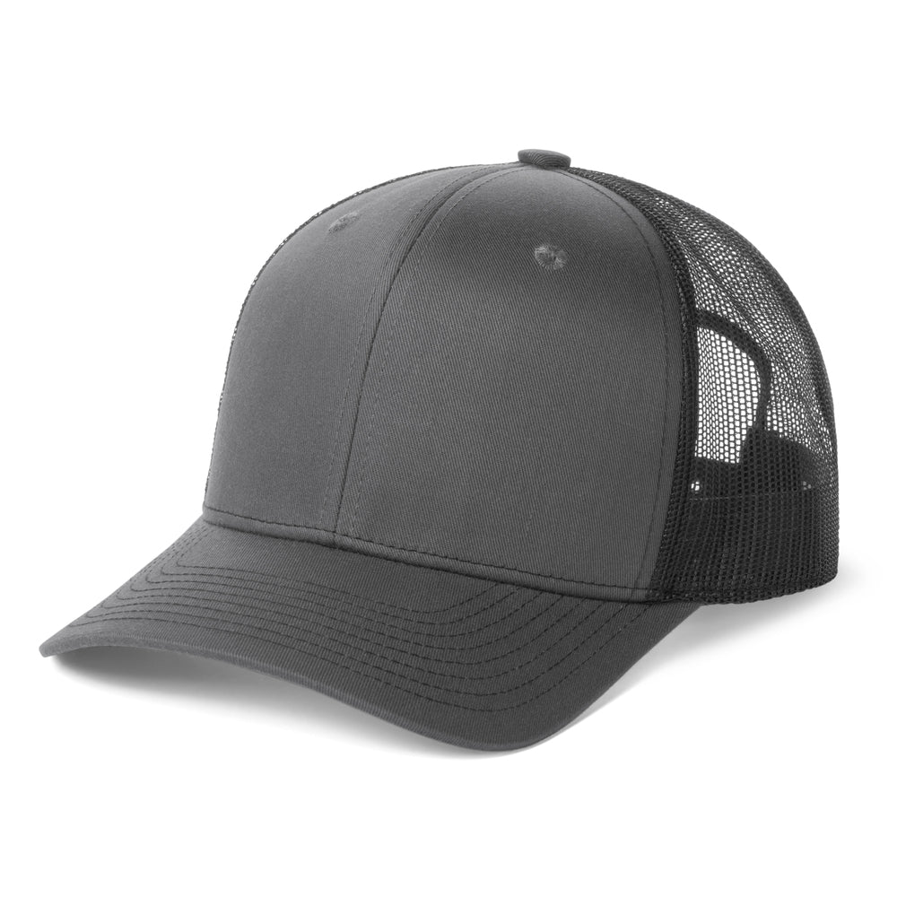 Fierce Headwear 901 Series 6 Panel Structured Mesh Back Blank Hat