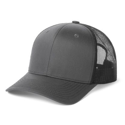 Fierce Headwear 901 Series 6 Panel Structured Mesh Back Blank Hat