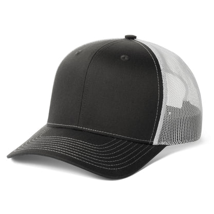 Fierce Headwear 901 Series 6 Panel Structured Mesh Back Blank Hat