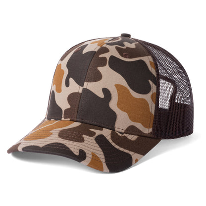 Fierce Headwear 901 Series 6 Panel Structured Mesh Back Blank Hat