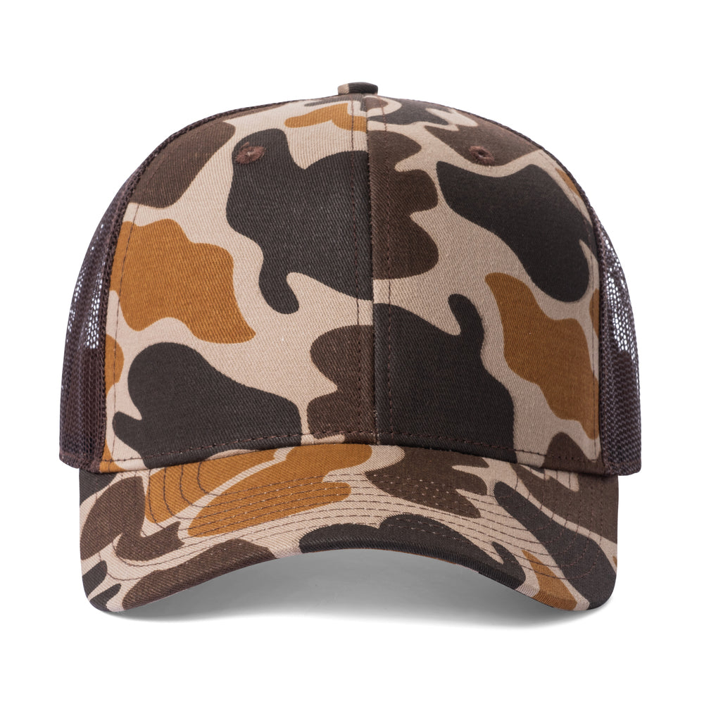 Fierce Headwear 901 Series 6 Panel Structured Mesh Back Blank Hat