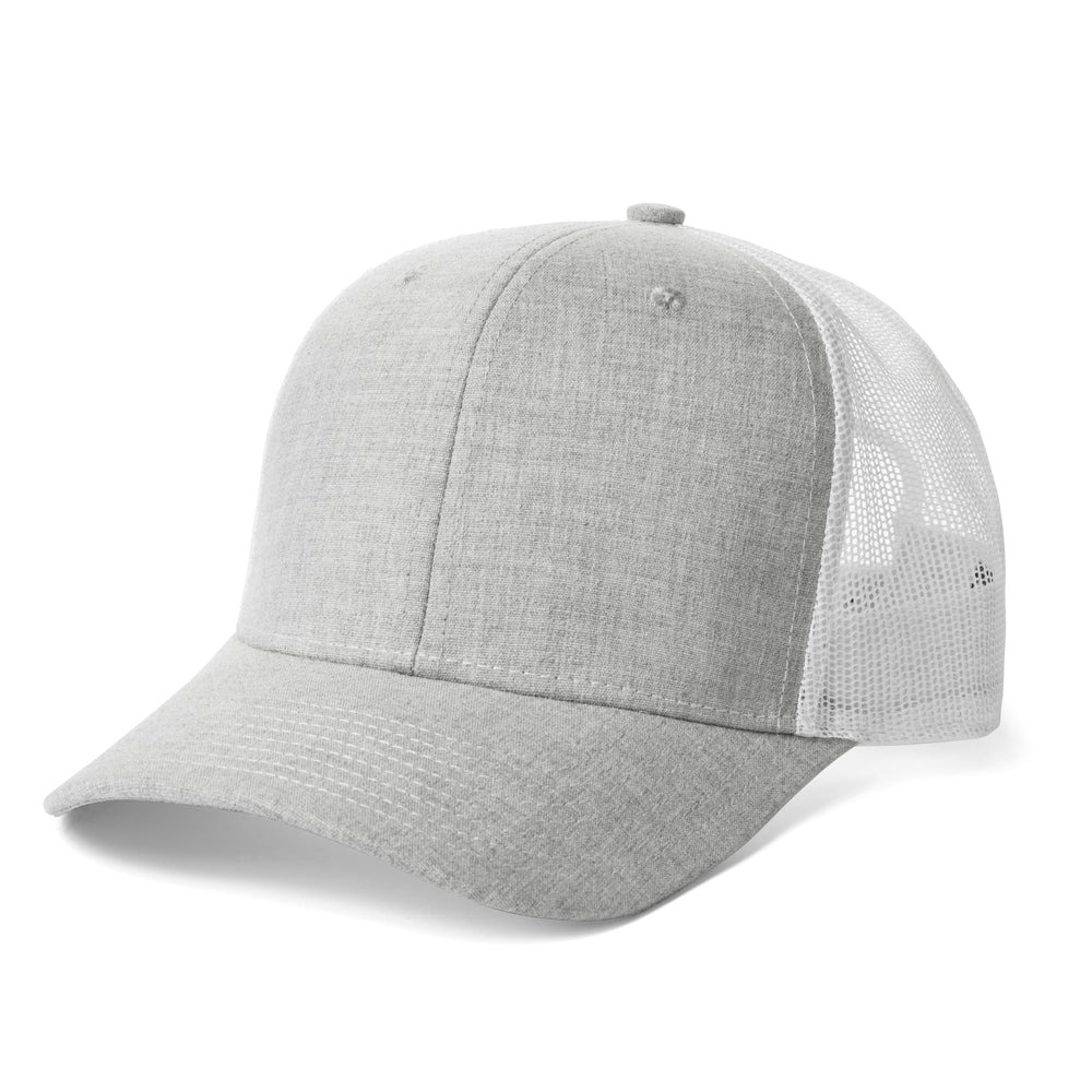Fierce Headwear 901 Series 6 Panel Structured Mesh Back Blank Hat