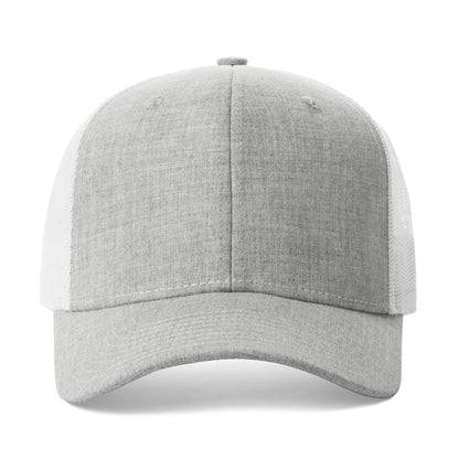 Fierce Headwear 901 Series 6 Panel Structured Mesh Back Blank Hat