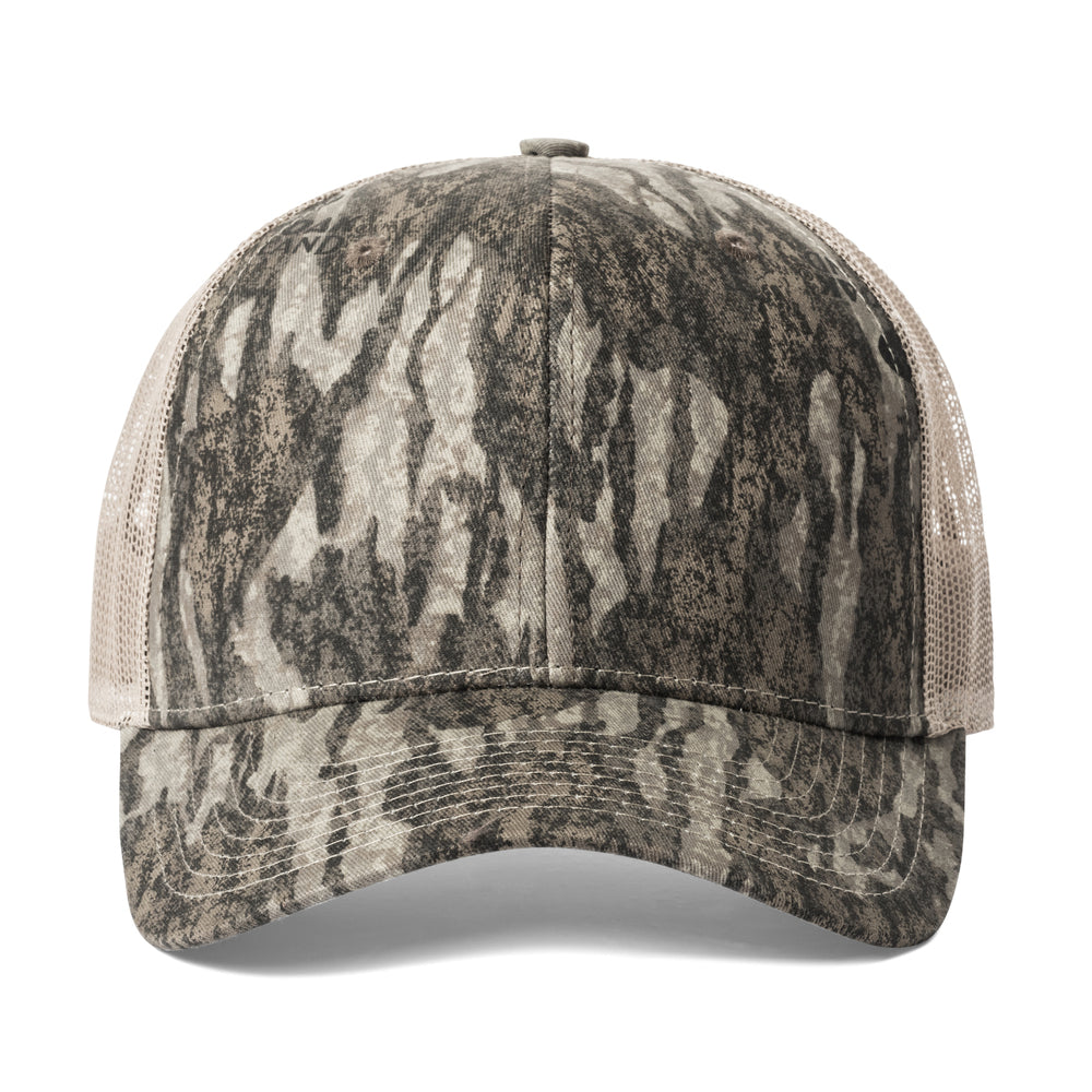 Fierce Headwear 901 Series 6 Panel Structured Mesh Back Blank Hat