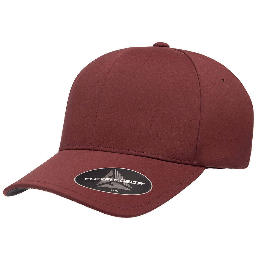 Flexfit Delta 180 Premium Baseball Cap-Maroon