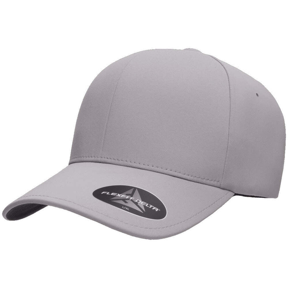 Flexfit Delta 180 Premium Baseball Cap-Silver