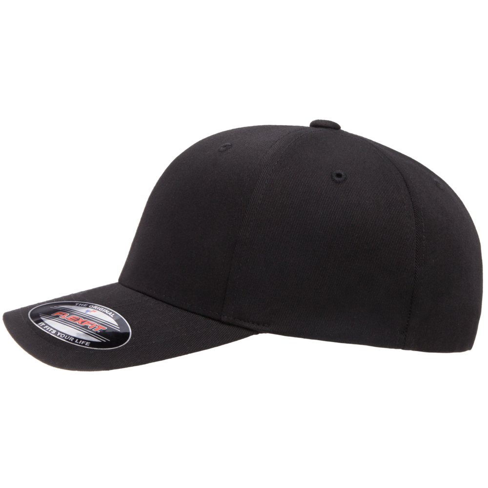 Flexfit Wooly Combed Twill Cap 6277 black 4