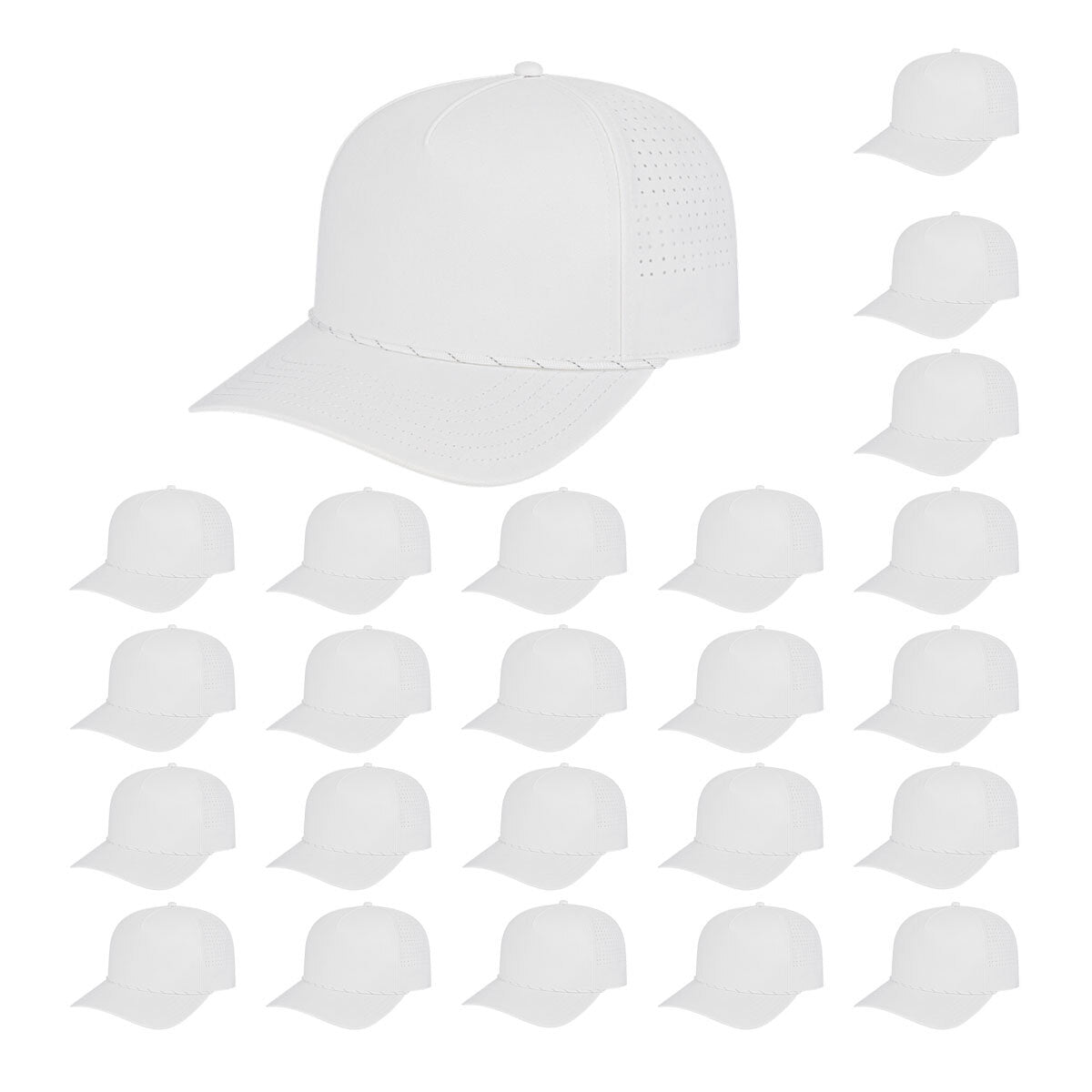 i3056-white-with-white-silver-rope-pk-24 image