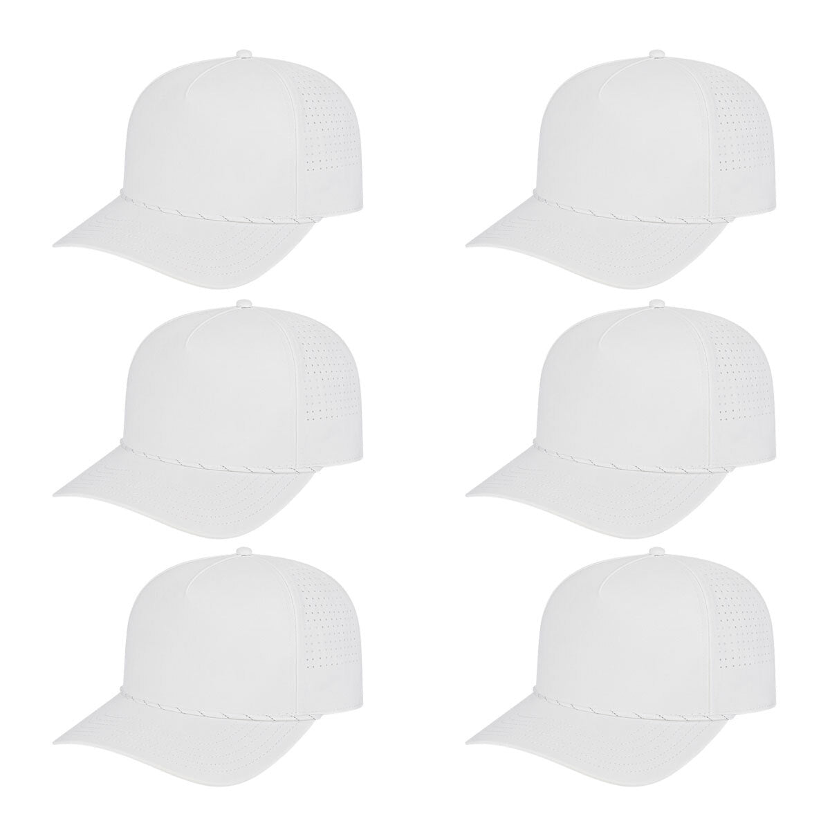 i3056-white-with-white-silver-rope-pk-6 image