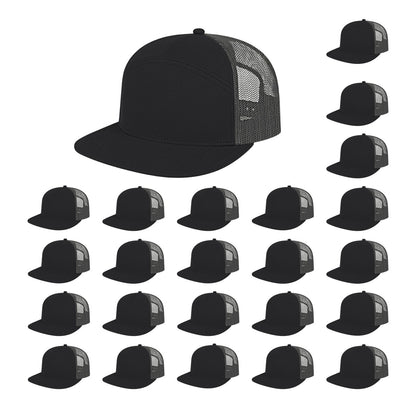 Cap America i3057 Mid Profil 7-Panel Snapback Trucker Cap image 27