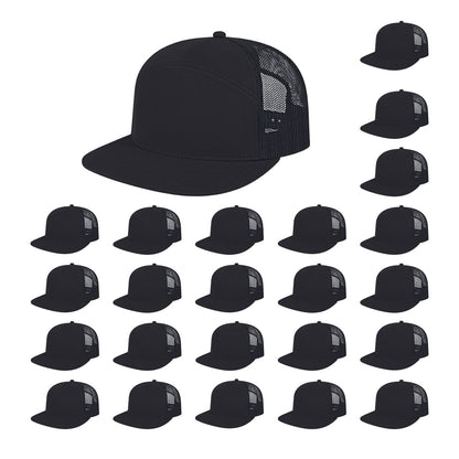 Cap America i3057 Mid Profil 7-Panel Snapback Trucker Cap image 6