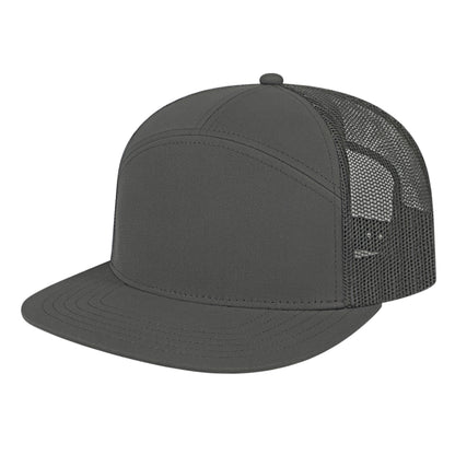 Cap America i3057 Mid Profil 7-Panel Snapback Trucker Cap image 14