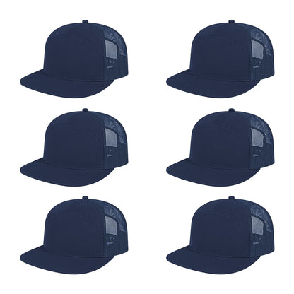 Cap America i3057 Mid Profil 7-Panel Snapback Trucker Cap image 39