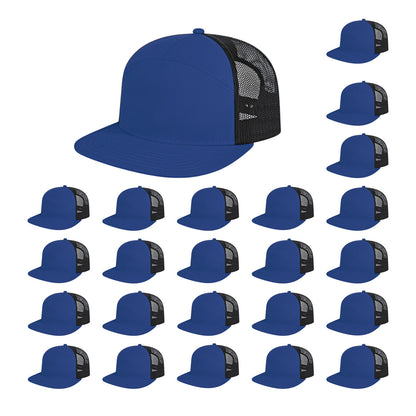 Cap America i3057 Mid Profil 7-Panel Snapback Trucker Cap image 55