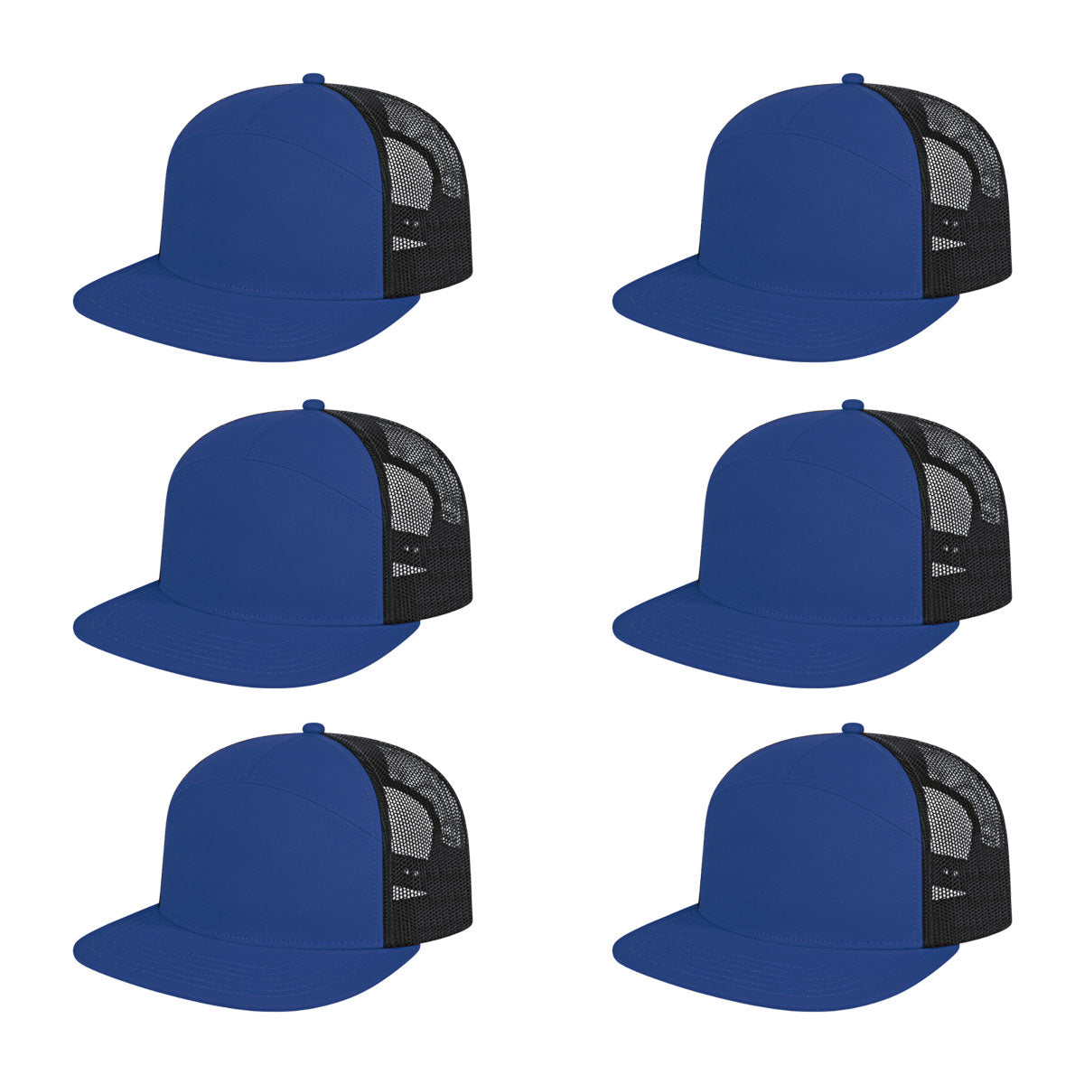 Cap America i3057 Mid Profil 7-Panel Snapback Trucker Cap image 53