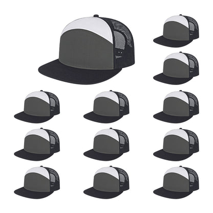 Cap America i3057 Mid Profil 7-Panel Snapback Trucker Cap image 76