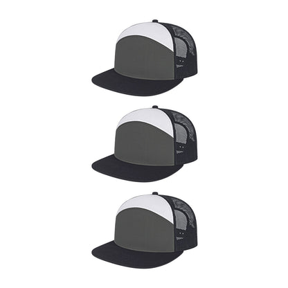 Cap America i3057 Mid Profil 7-Panel Snapback Trucker Cap image 74