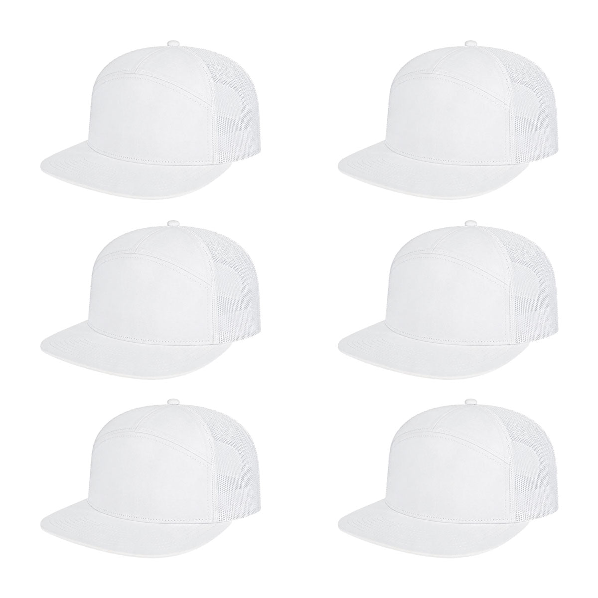 Cap America i3057 Mid Profil 7-Panel Snapback Trucker Cap image 68