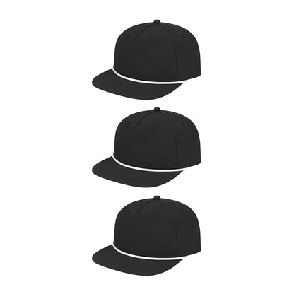 Cap America i7310 Unstructured 5 Panel Waypoint Rope Snapback Cap image 3