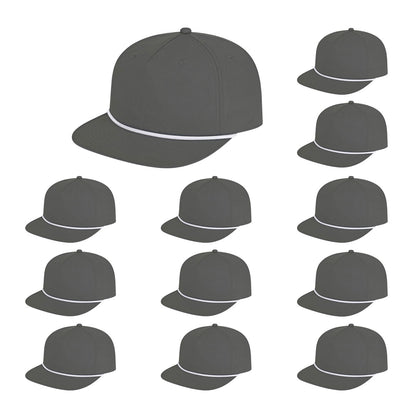 Cap America i7310 Unstructured 5 Panel Waypoint Rope Snapback Cap image 12